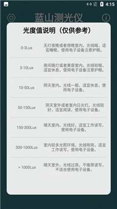 蓝山测光仪稳定版app下载v3.1.0