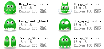 GHOST小鬼一家可爱图标软件截图（1）