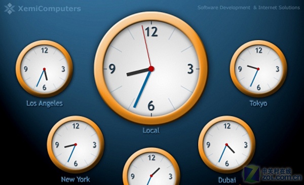 Aquarium Clock screensaver 2.3 英文版软件截图（2）