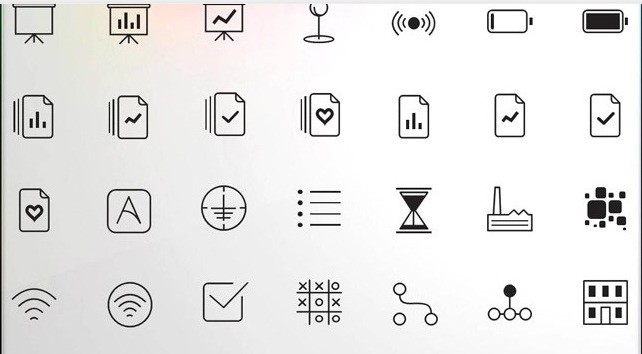 500个线条绘制PPT制作常用图标 免费版软件截图（1）